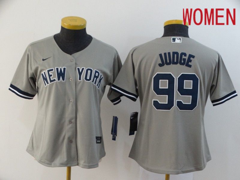 Women New York Yankees #99 Judge Grey Nike Game MLB Jerseys